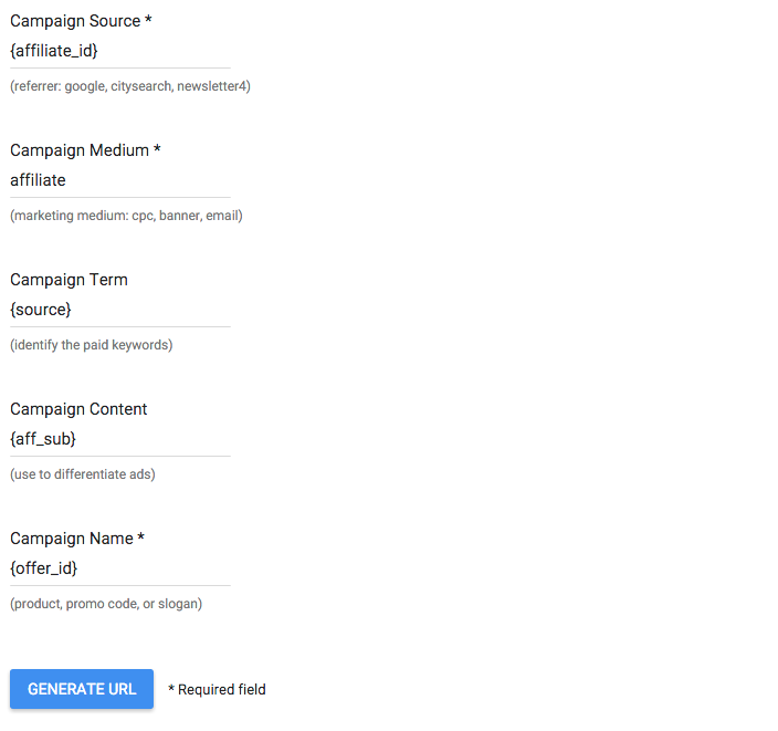Google Analytics HasOffers integration